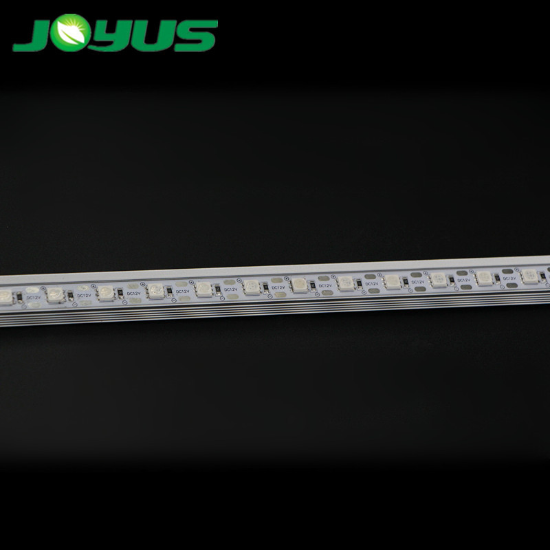 growing hydroponic led strip lights for green houses SMD5050 DC12V 60 leds/m 660nm 450nm red blue 1:1 ratio ip20 with aluminum profile